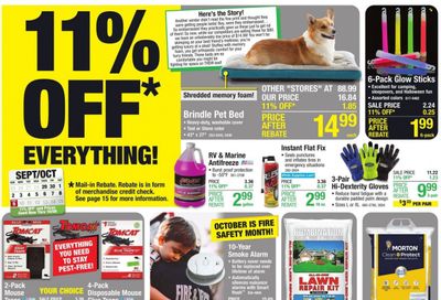 Menards Weekly Ad Flyer Specials September 29 to October 9, 2022