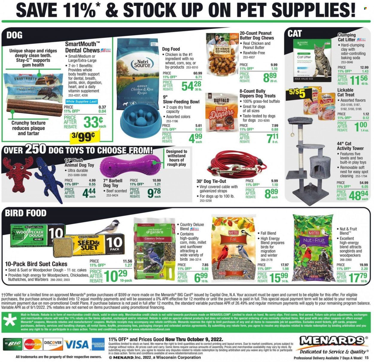 Menards Weekly Ad Flyer Specials September 29 to October 9, 2022
