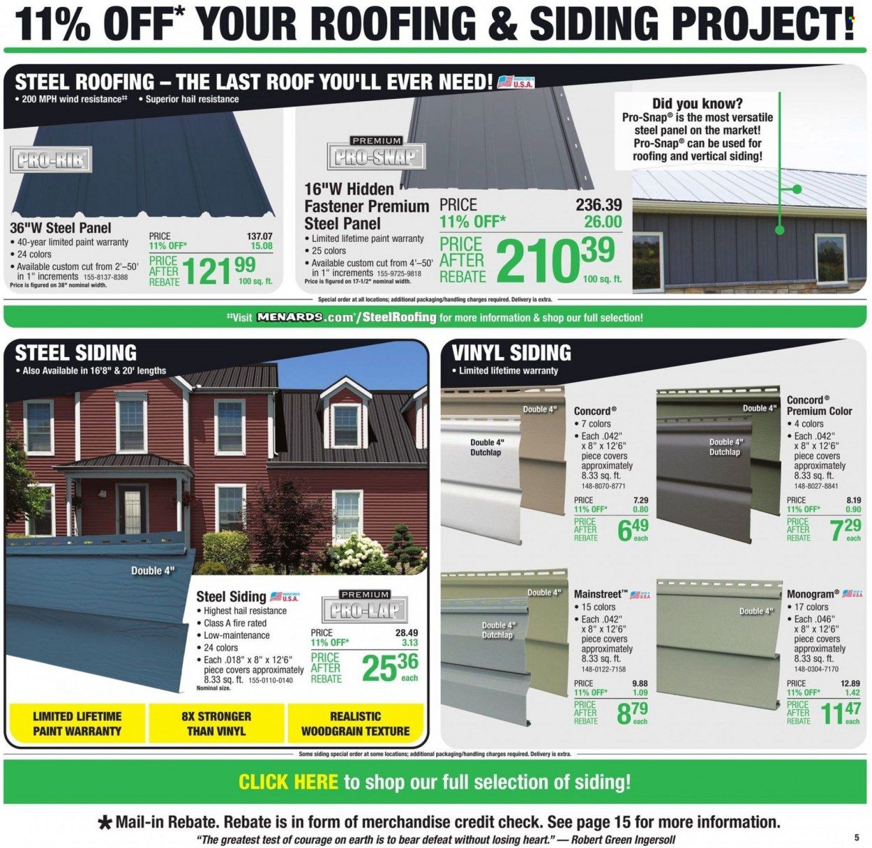 Menards Weekly Ad Flyer Specials September 29 to October 9, 2022