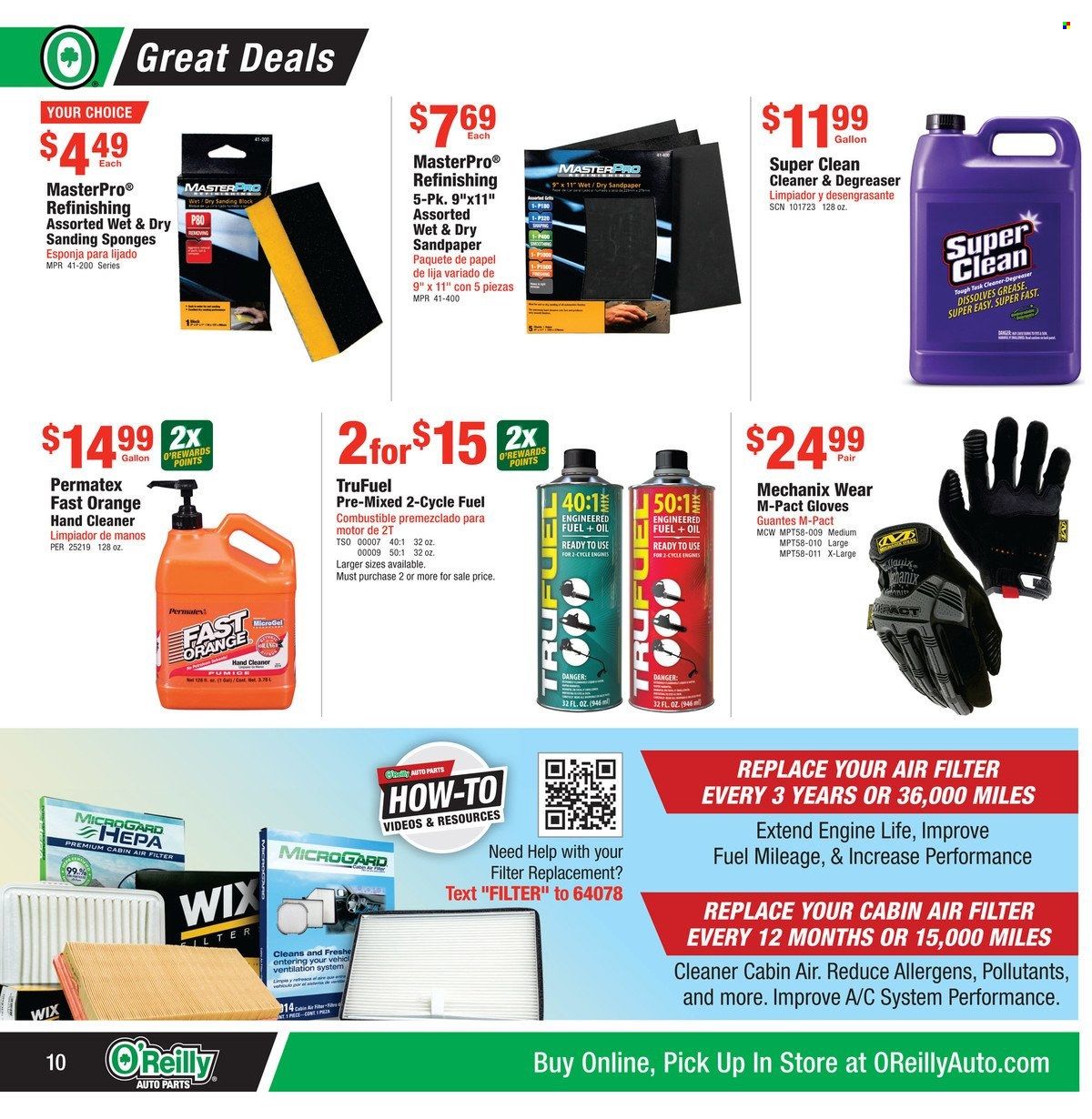 O'Reilly Auto Parts Weekly Ad Flyer Specials September 28 to October 25, 2022