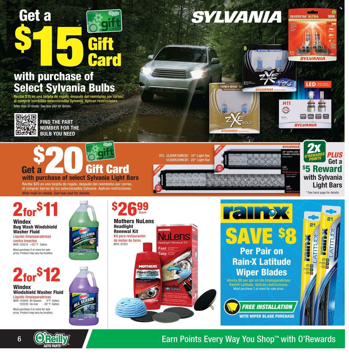 O'Reilly Auto Parts Weekly Ad Flyer Specials September 28 to October 25, 2022