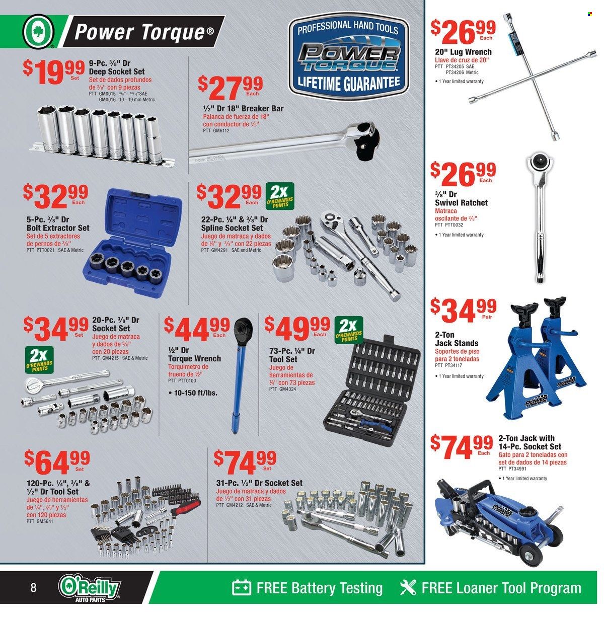 O'Reilly Auto Parts Weekly Ad Flyer Specials September 28 to October 25, 2022