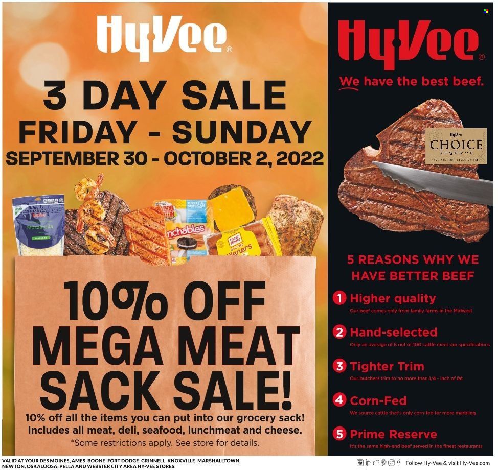 Hy-Vee (IA, IL, KS, MO) Weekly Ad Flyer Specials September 28 to October 25, 2022