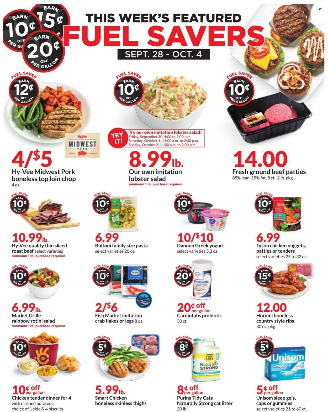 Hy-Vee (IA, IL, MN, MO, SD) Weekly Ad Flyer Specials September 28 to October 4, 2022