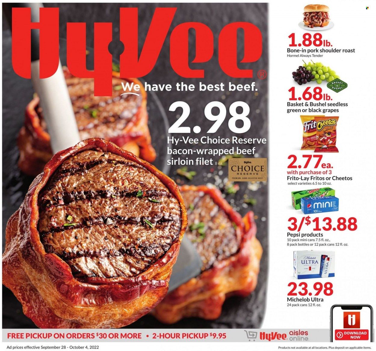 Hy-Vee (IA, IL, KS, MO) Weekly Ad Flyer Specials September 28 to October 4, 2022