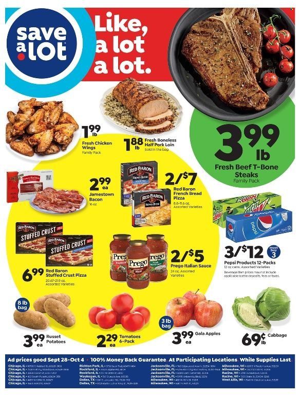 Save a Lot Weekly Ad Flyer Specials September 28 to October 4, 2022