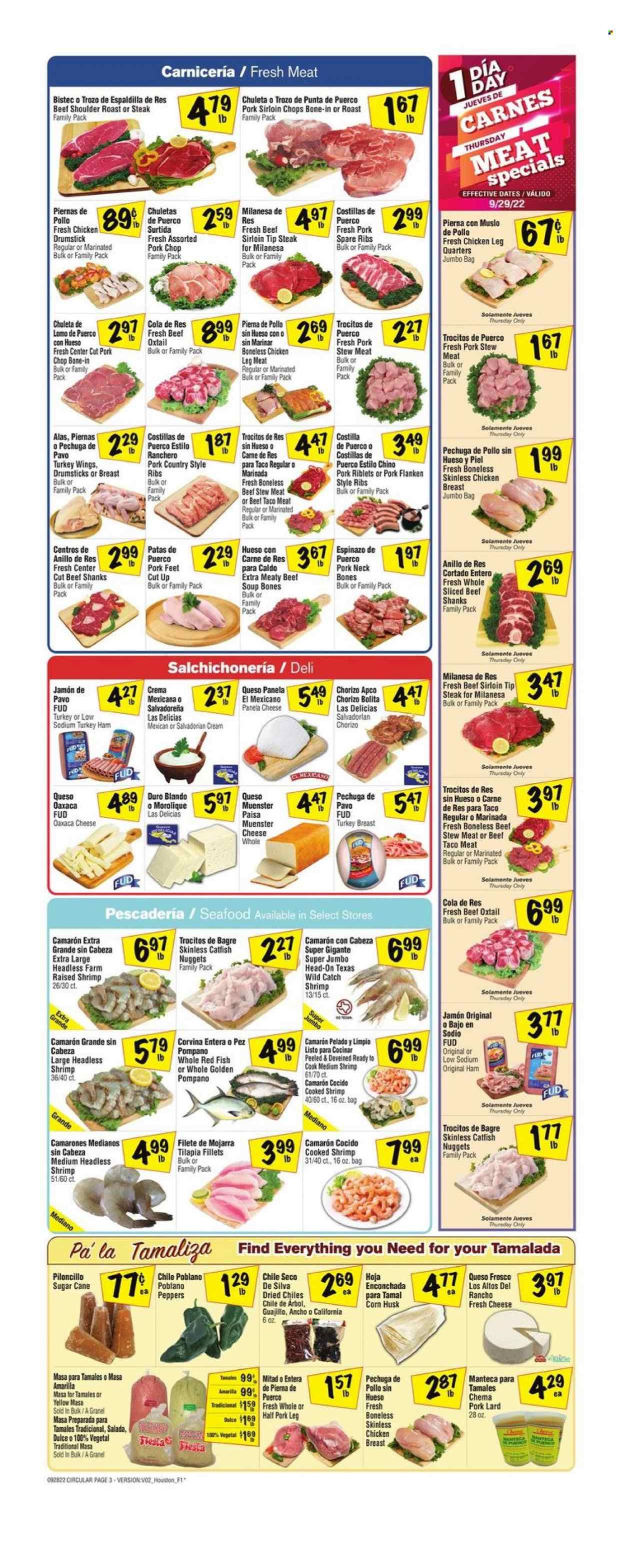 Fiesta Mart (TX) Weekly Ad Flyer Specials September 28 to October 4, 2022