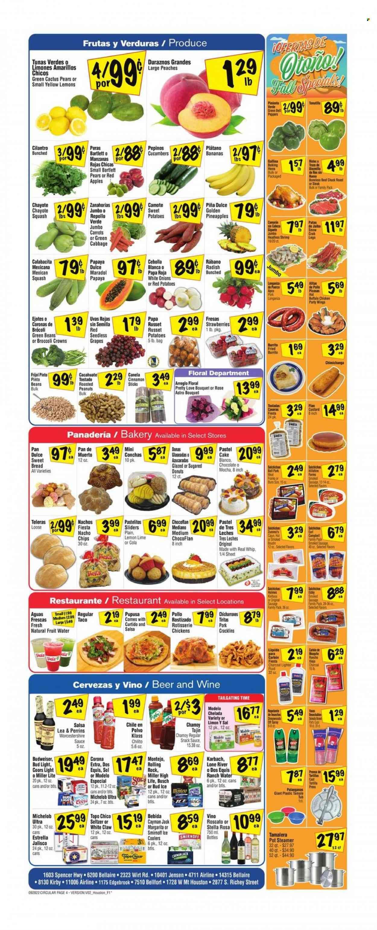 Fiesta Mart (TX) Weekly Ad Flyer Specials September 28 to October 4, 2022