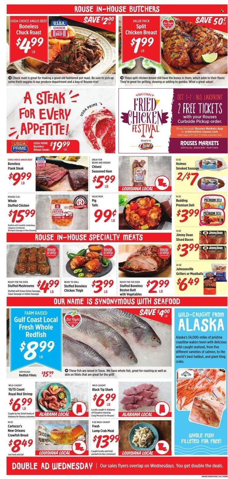 Rouses Markets (AL, LA, MS) Weekly Ad Flyer Specials September 28 to October 5, 2022