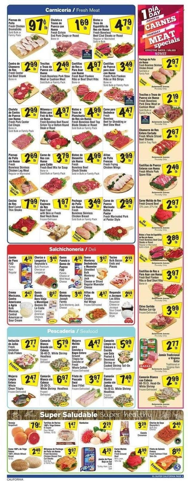 El Super (CA, NM, NV, TX) Weekly Ad Flyer Specials September 28 to October 4, 2022