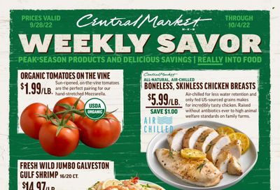 Central Market (TX) Weekly Ad Flyer Specials September 28 to October 4, 2022