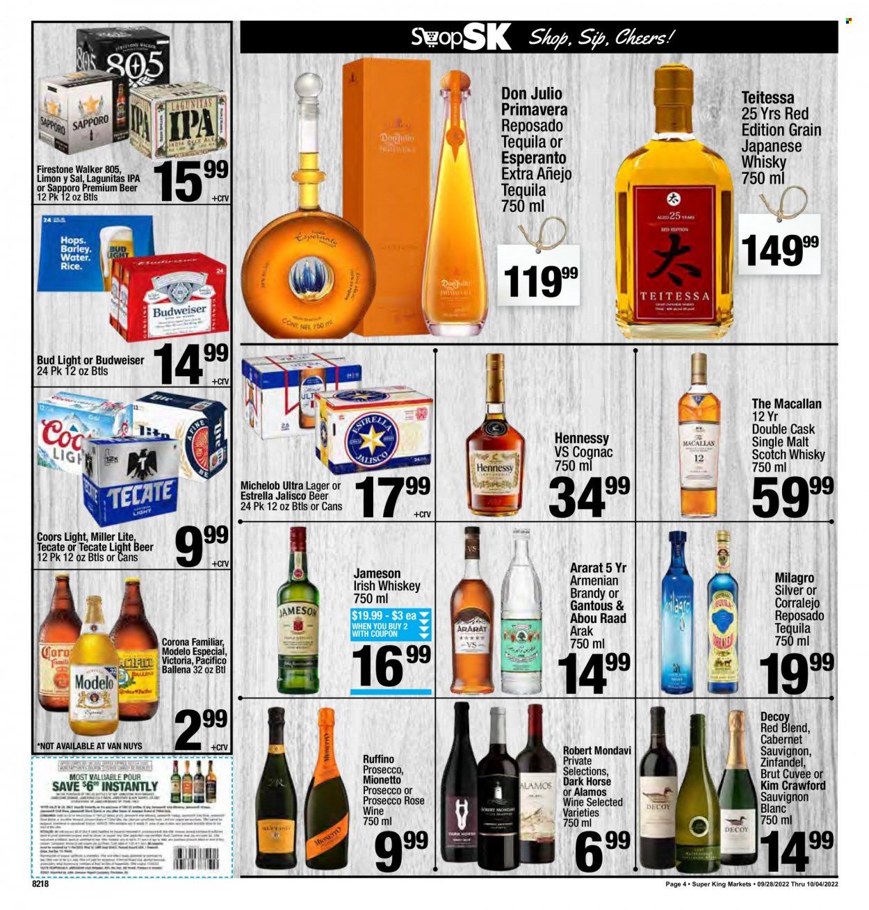 Super King Markets (CA) Weekly Ad Flyer Specials September 28 to October 4, 2022