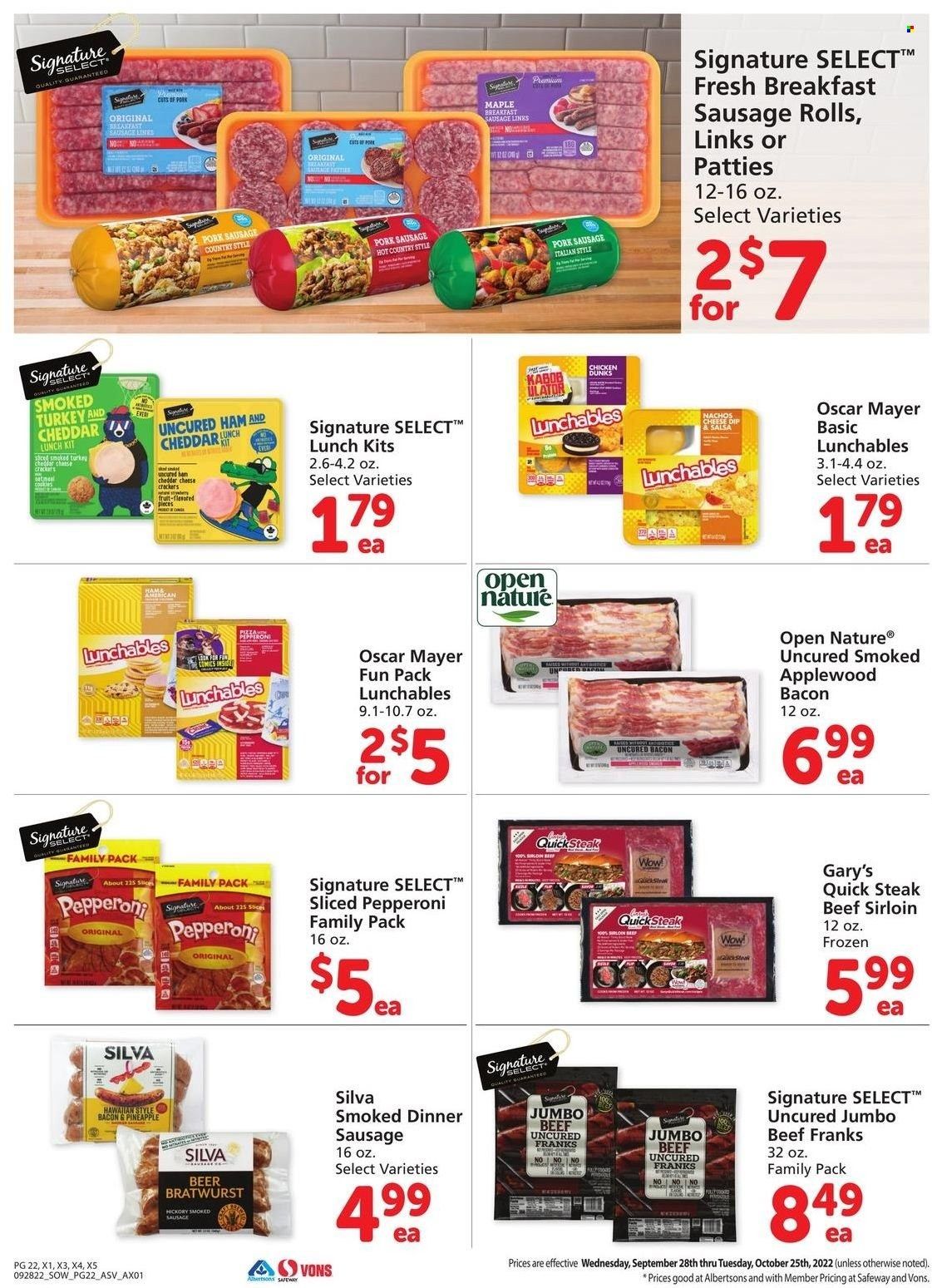 Safeway (AZ, CO, ID, MT, NE, NM) Weekly Ad Flyer Specials September 28 to October 25, 2022