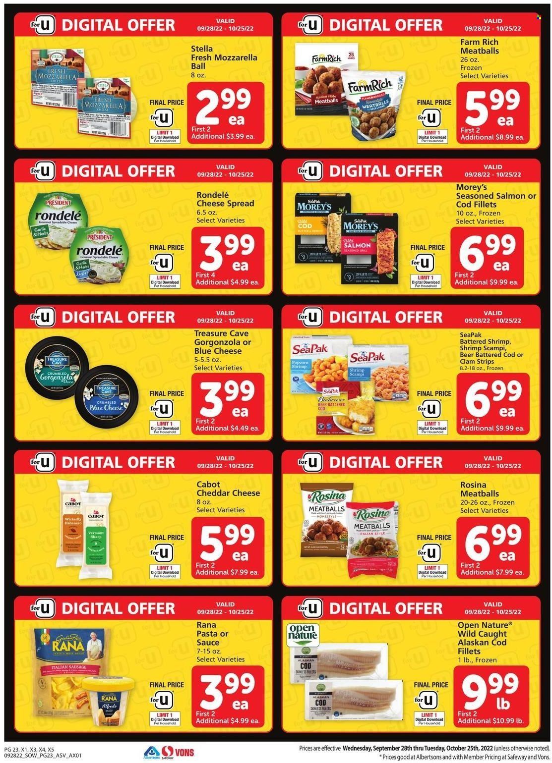 Safeway (AZ, CO, ID, MT, NE, NM) Weekly Ad Flyer Specials September 28 to October 25, 2022