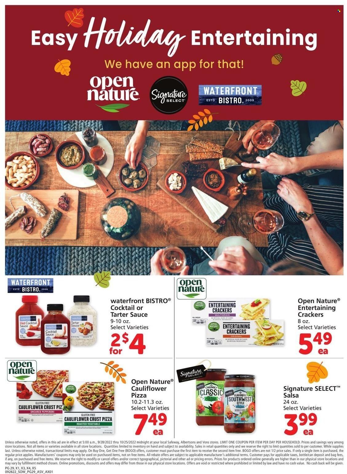 Safeway (AZ, CO, ID, MT, NE, NM) Weekly Ad Flyer Specials September 28 to October 25, 2022
