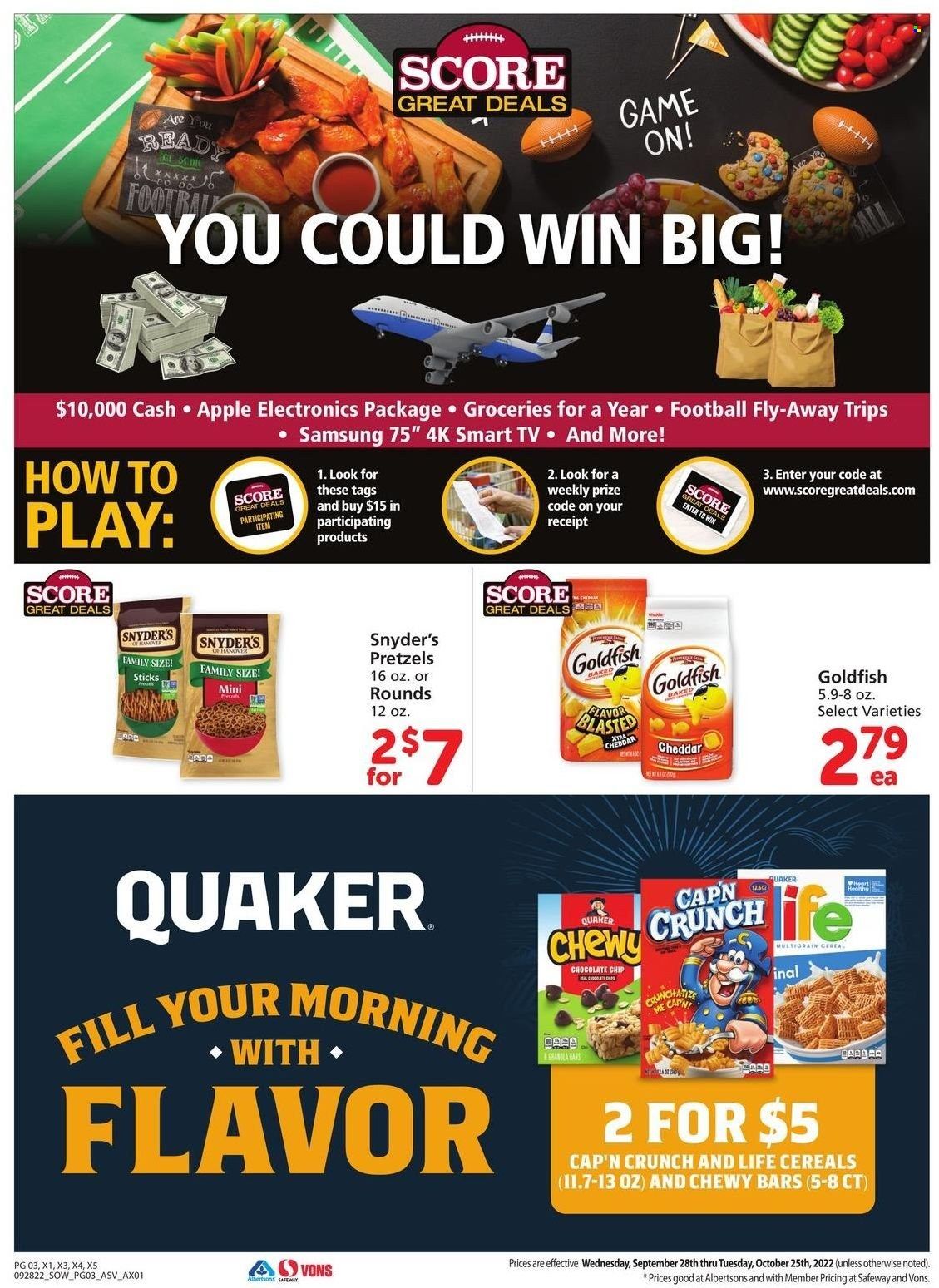 Safeway (AZ, CO, ID, MT, NE, NM) Weekly Ad Flyer Specials September 28 to October 25, 2022