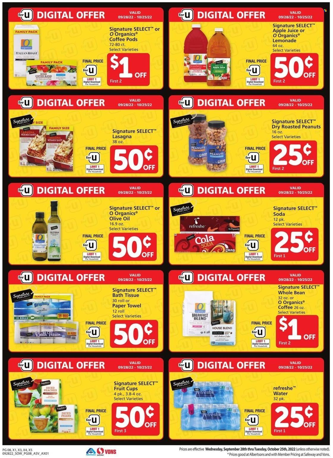 Safeway (AZ, CO, ID, MT, NE, NM) Weekly Ad Flyer Specials September 28 to October 25, 2022