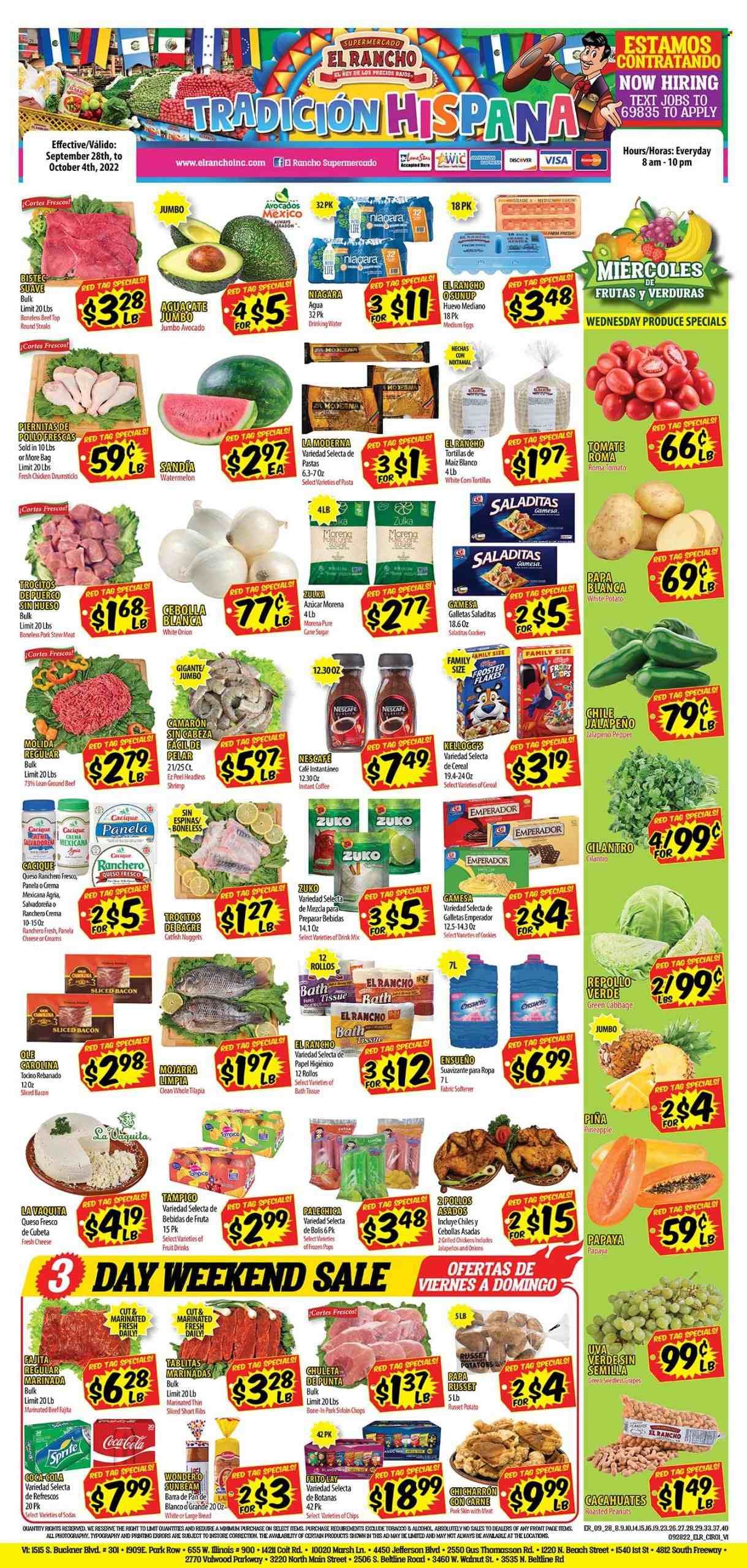 El Rancho (TX) Weekly Ad Flyer Specials September 28 to October 4, 2022