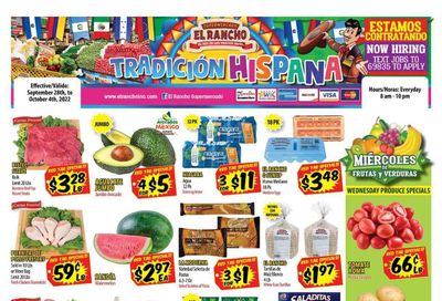 El Rancho (TX) Weekly Ad Flyer Specials September 28 to October 4, 2022