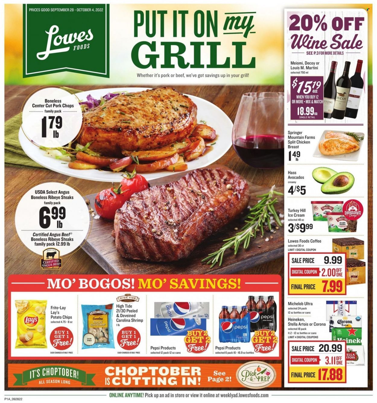 Lowes Foods (NC, SC) Weekly Ad Flyer Specials September 28 to October 4, 2022