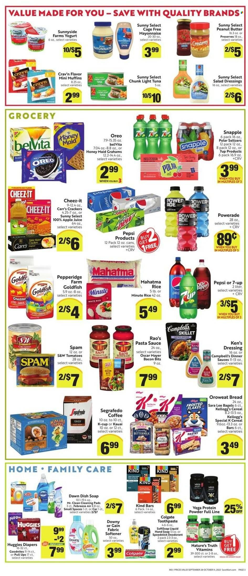 Save Mart (CA, NV) Weekly Ad Flyer Specials September 28 to October 4, 2022