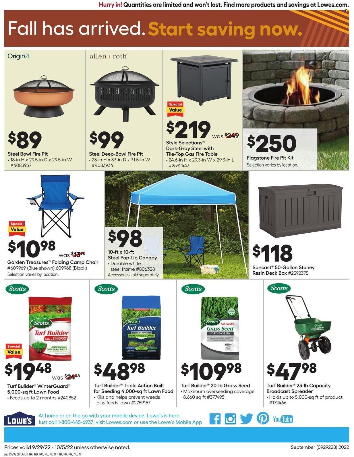 Lowe's Weekly Ad Flyer Specials September 29 to October 5, 2022