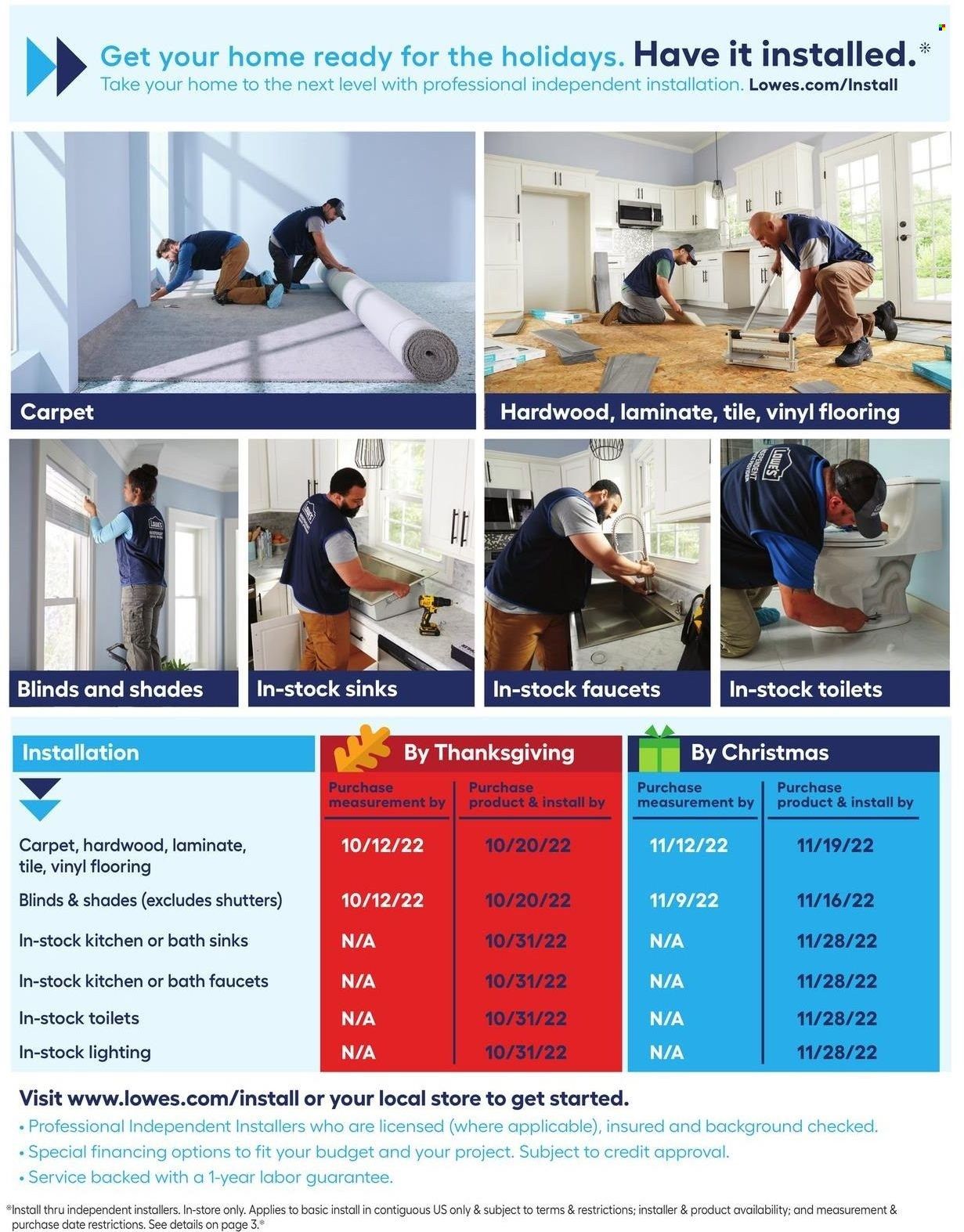 Lowe's Weekly Ad Flyer Specials September 29 to October 5, 2022