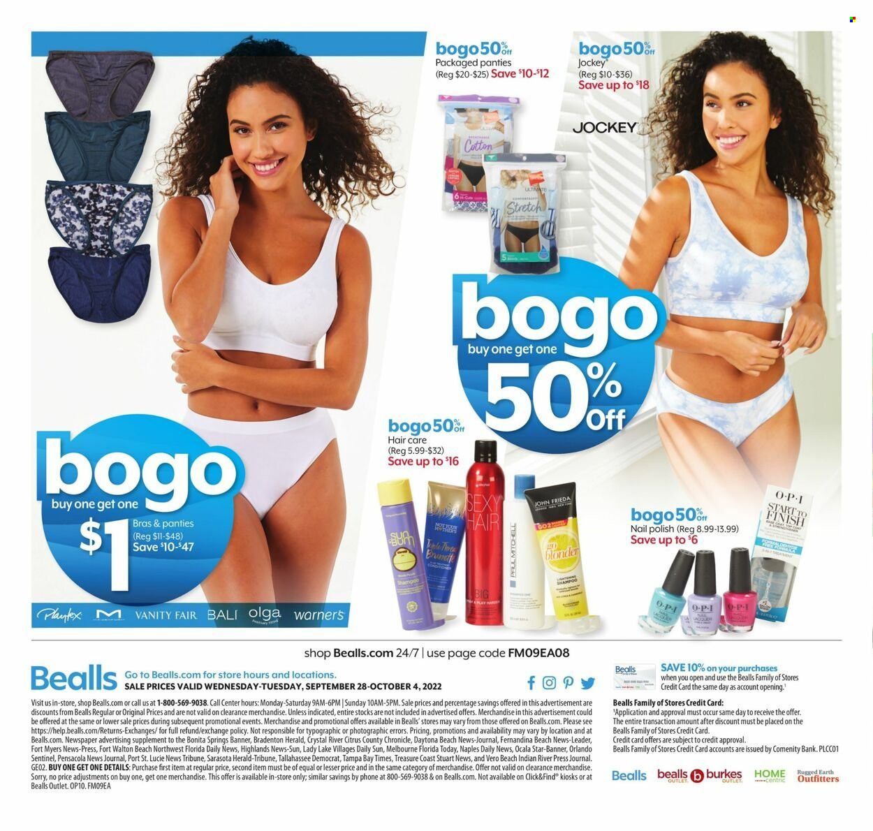 Bealls Florida (FL) Weekly Ad Flyer Specials September 28 to October 4, 2022