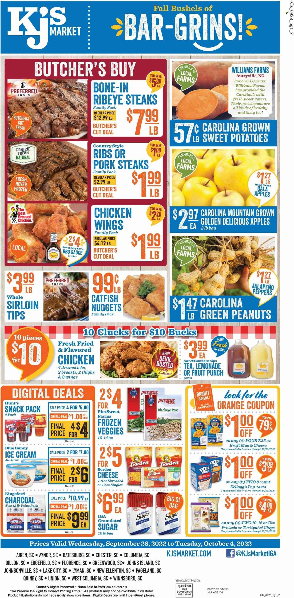 KJ´s Market (GA, SC) Weekly Ad Flyer Specials September 28 to October 4, 2022