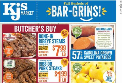 KJ´s Market (GA, SC) Weekly Ad Flyer Specials September 28 to October 4, 2022