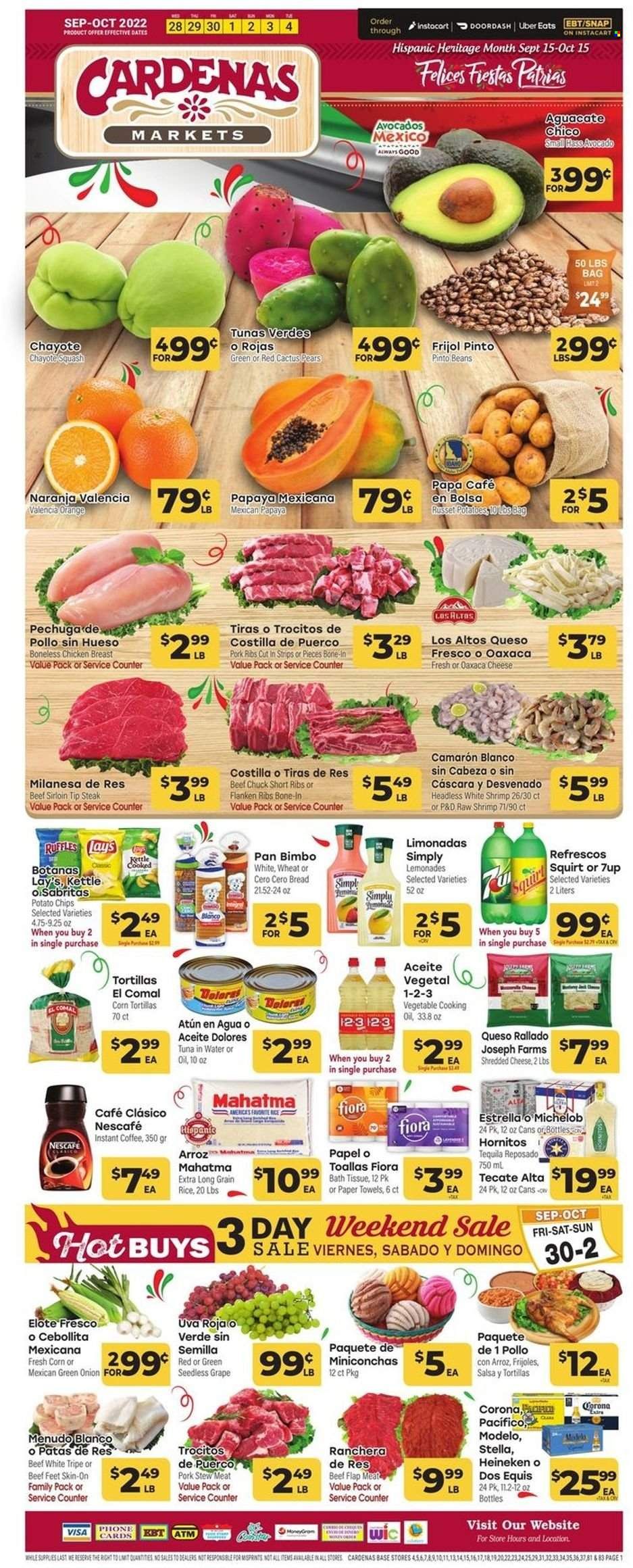 Cardenas (CA, NV) Weekly Ad Flyer Specials September 28 to October 4, 2022
