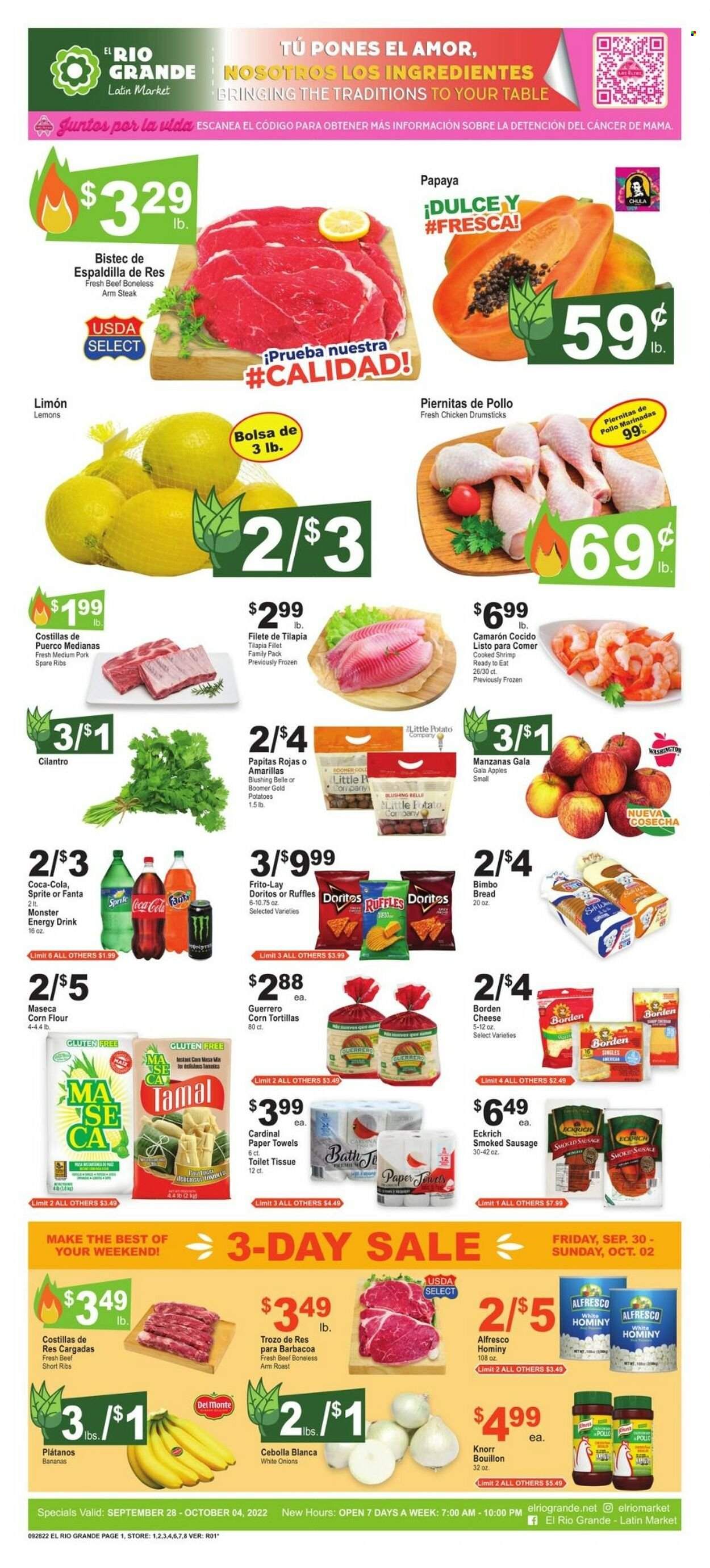 El Rio Grande (TX) Weekly Ad Flyer Specials September 28 to October 4, 2022