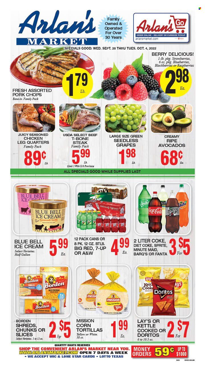 Arlan's Market (TX) Weekly Ad Flyer Specials September 28 to October 4, 2022
