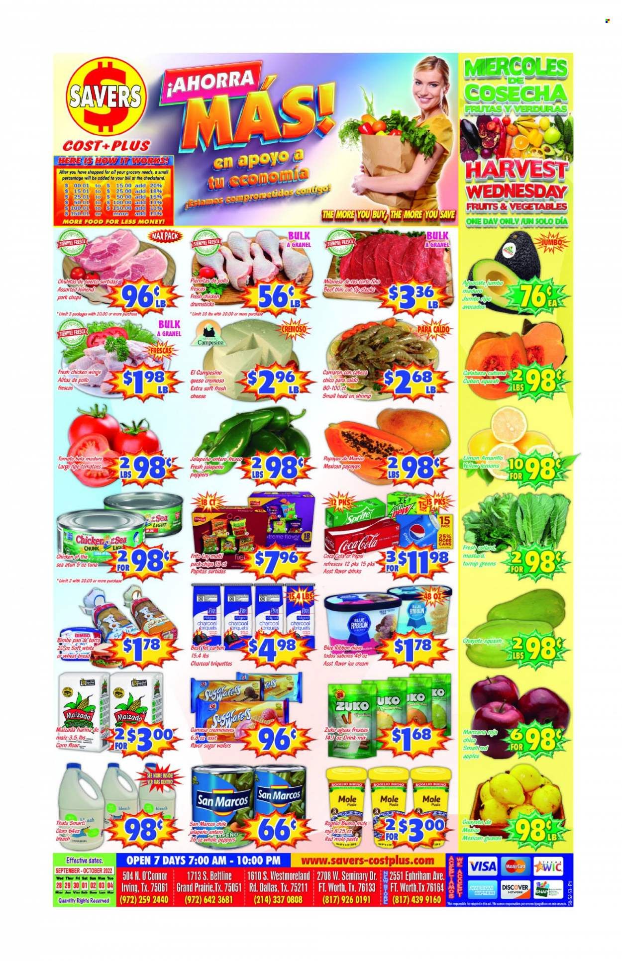 Savers Cost Plus (TX) Weekly Ad Flyer Specials September 28 to October 4, 2022