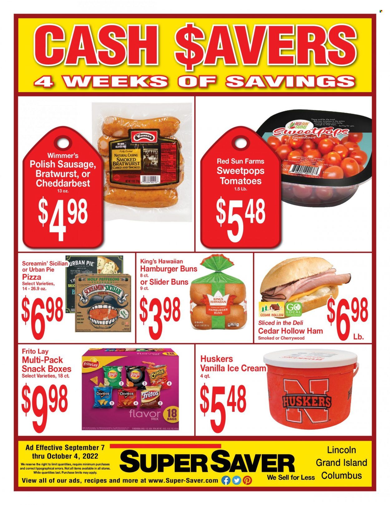 Super Saver Weekly Ad Flyer Specials September 7 to October 4, 2022