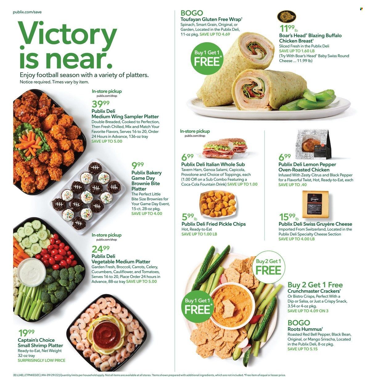 Publix (AL, FL, GA, NC, SC, TN) Weekly Ad Flyer Specials September 29 to October 5, 2022