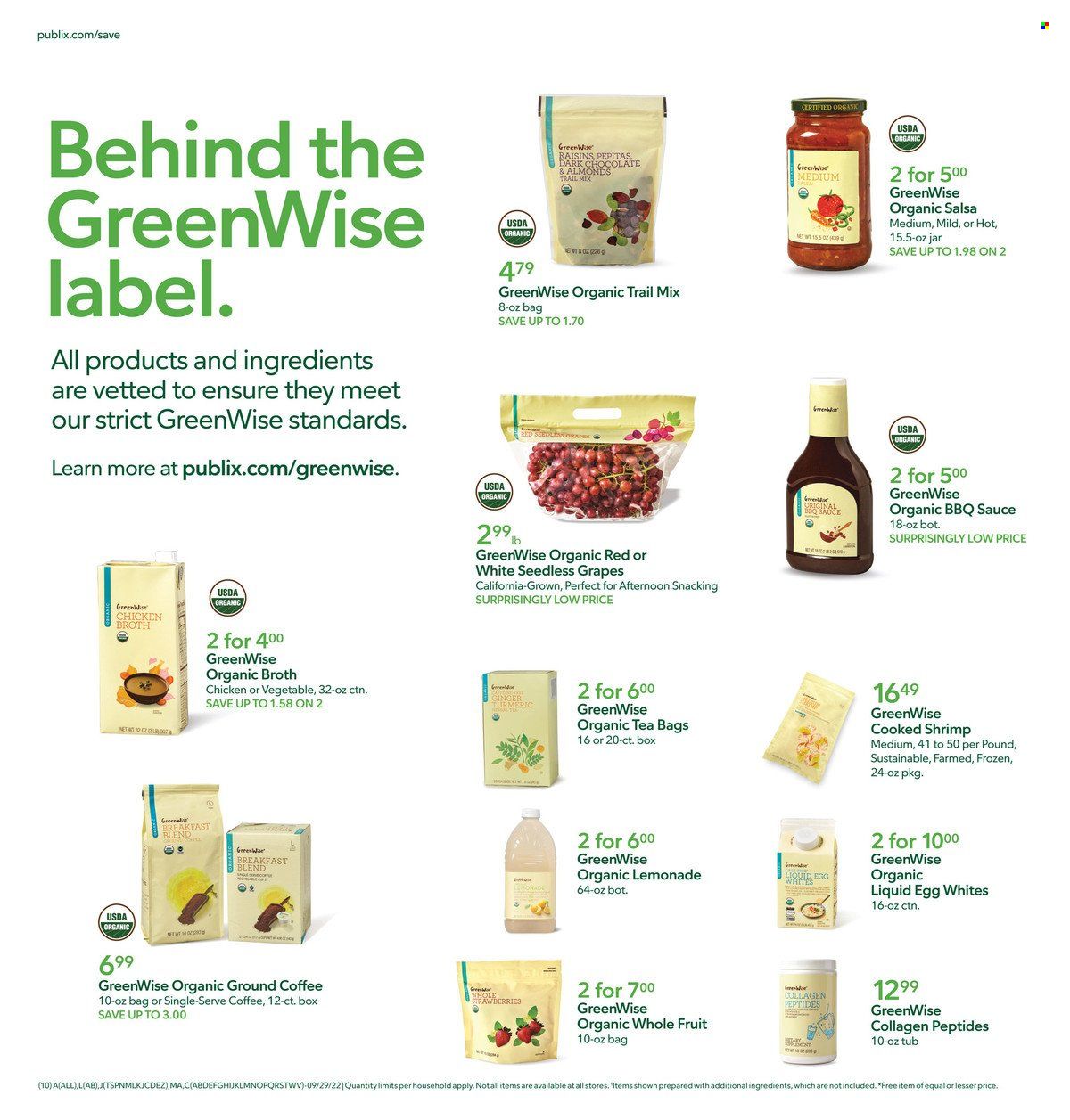 Publix (AL, FL, GA, NC, SC, TN) Weekly Ad Flyer Specials September 29 to October 5, 2022