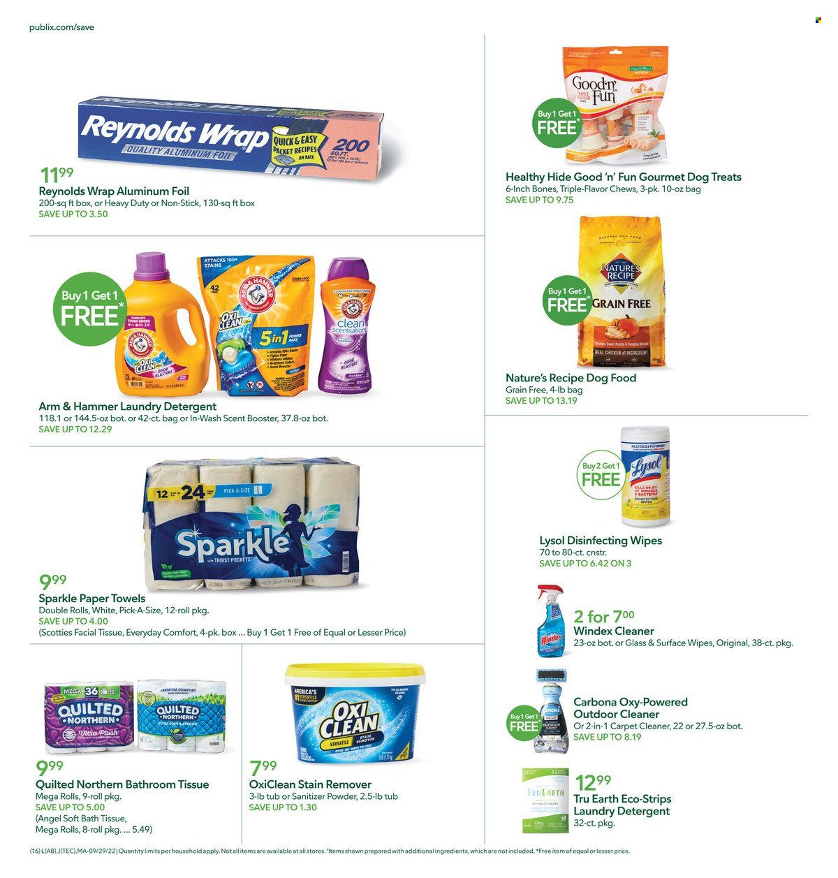 Publix (AL, FL, GA, NC, SC, TN) Weekly Ad Flyer Specials September 29 to October 5, 2022