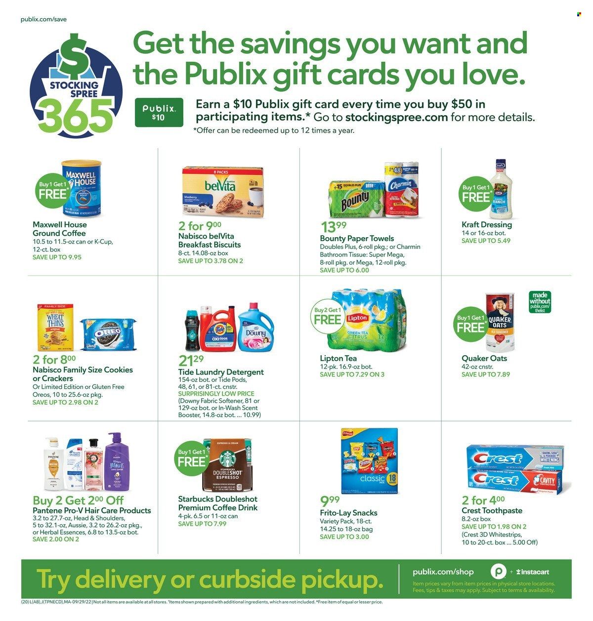 Publix (AL, FL, GA, NC, SC, TN) Weekly Ad Flyer Specials September 29 to October 5, 2022