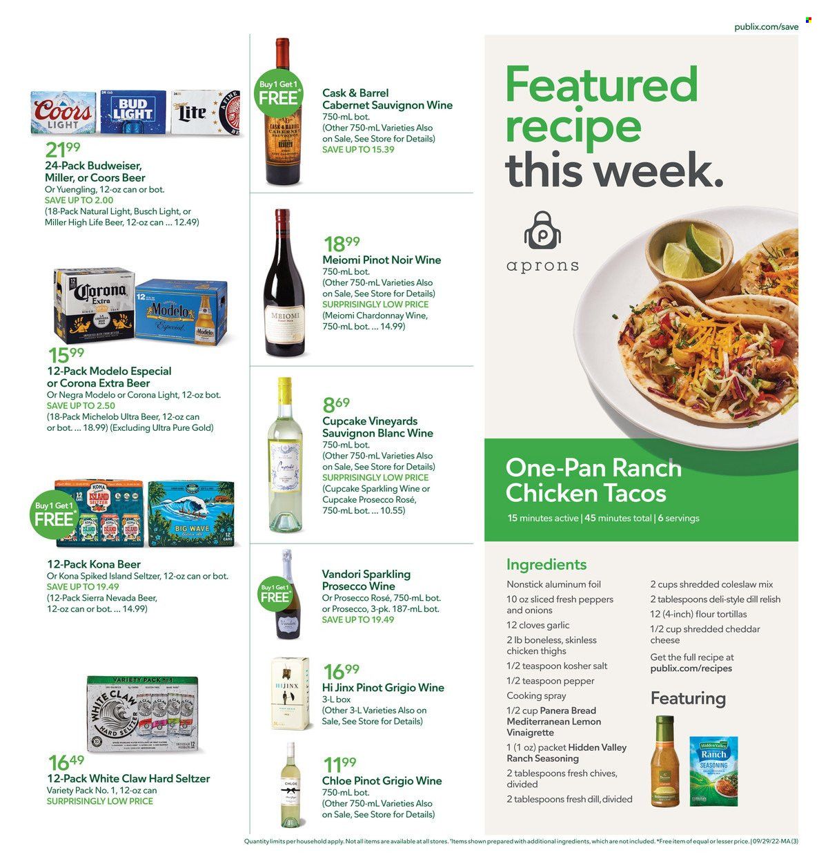 Publix (AL, FL, GA, NC, SC, TN) Weekly Ad Flyer Specials September 29 to October 5, 2022