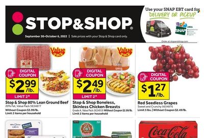 Stop & Shop (RI) Weekly Ad Flyer Specials September 30 to October 6, 2022