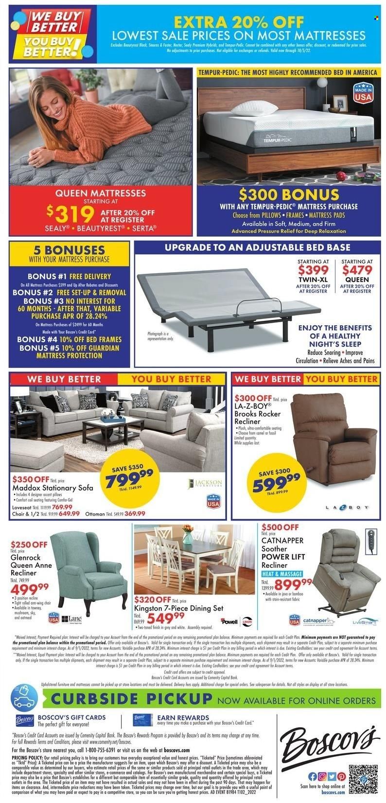 Boscov's (CT, DE, MD, NJ, NY, PA) Weekly Ad Flyer Specials September 29 to October 5, 2022
