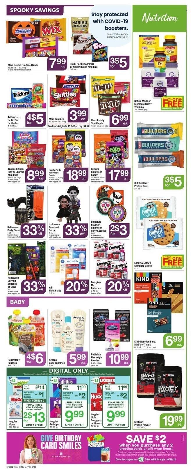 ACME (DE, NJ, NY, PA) Weekly Ad Flyer Specials September 30 to October 6, 2022