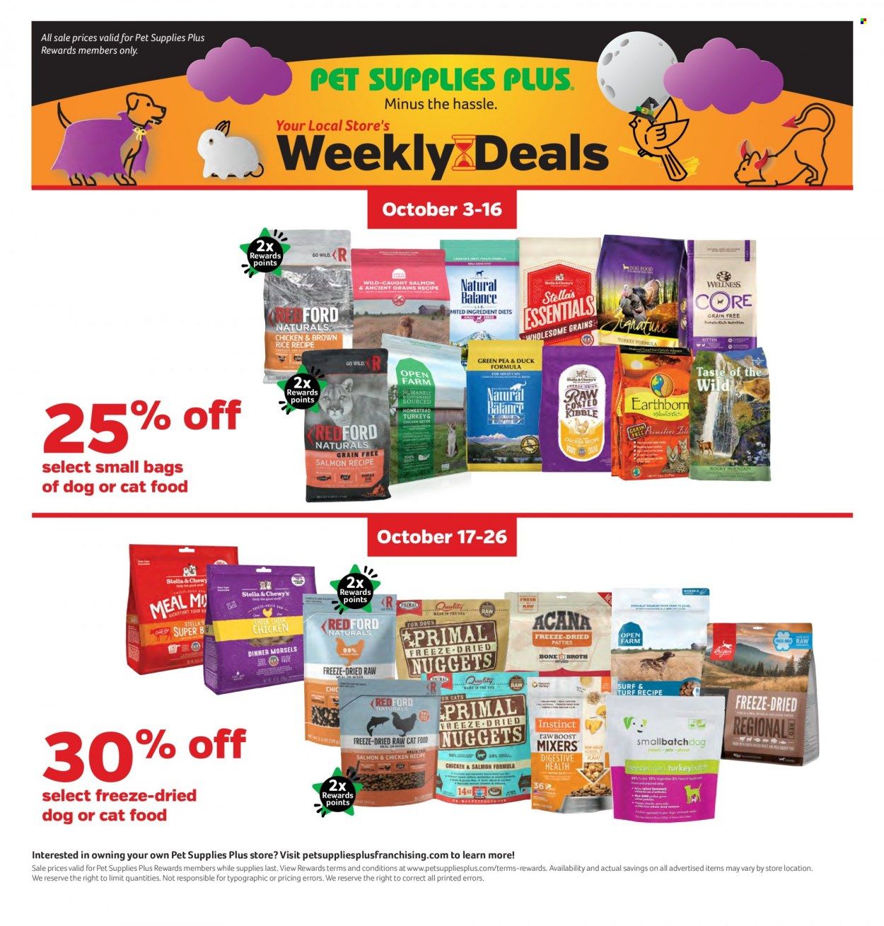 Pet Supplies Plus Weekly Ad Flyer Specials September 29 to October 26, 2022