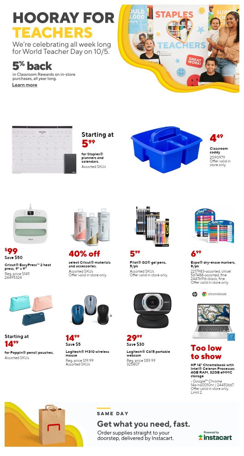 Staples Weekly Ad Flyer Specials October 2 to October 8, 2022
