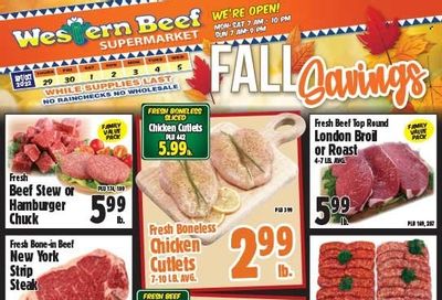 Western Beef (FL, NY) Weekly Ad Flyer Specials September 29 to October 5, 2022