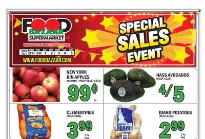 Food Bazaar (CT, NJ, NY) Weekly Ad Flyer Specials September 29 to October 5, 2022