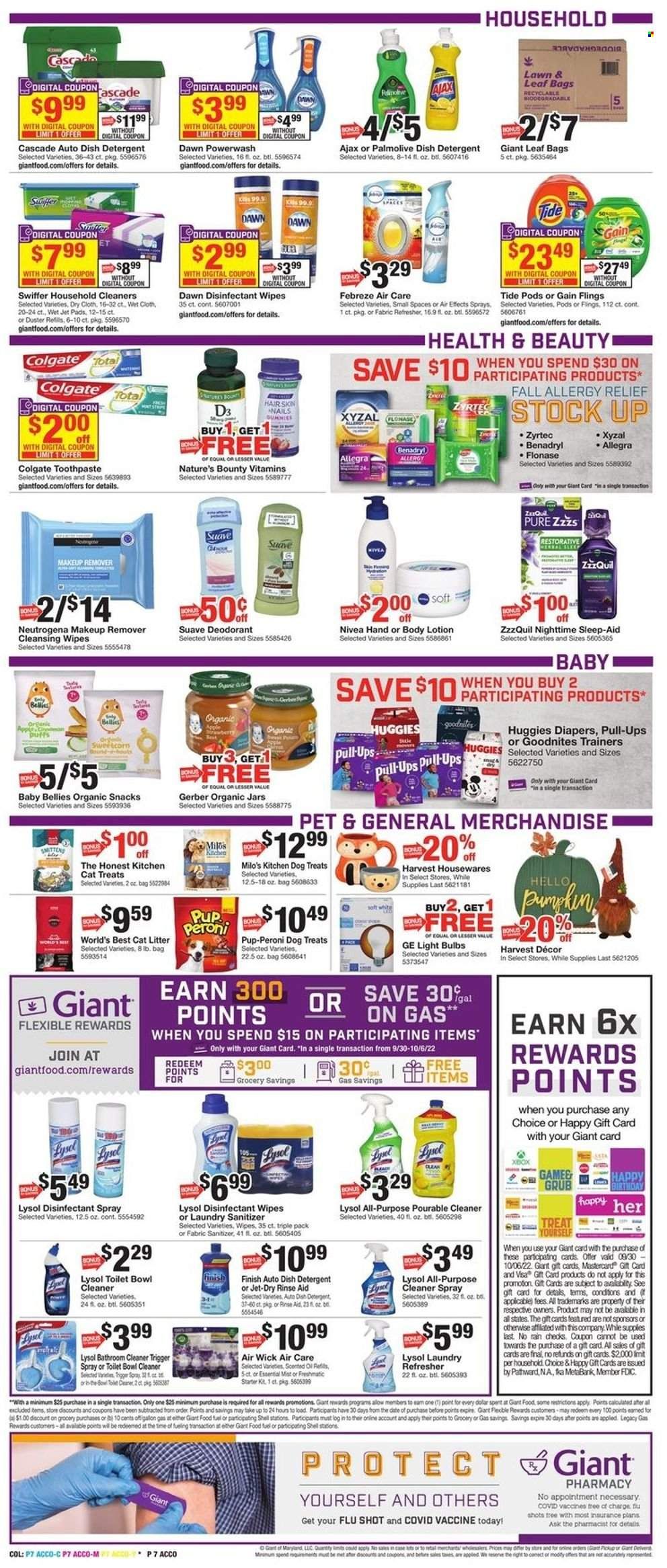 Giant Food (DE, MD, VA) Weekly Ad Flyer Specials September 30 to October 6, 2022