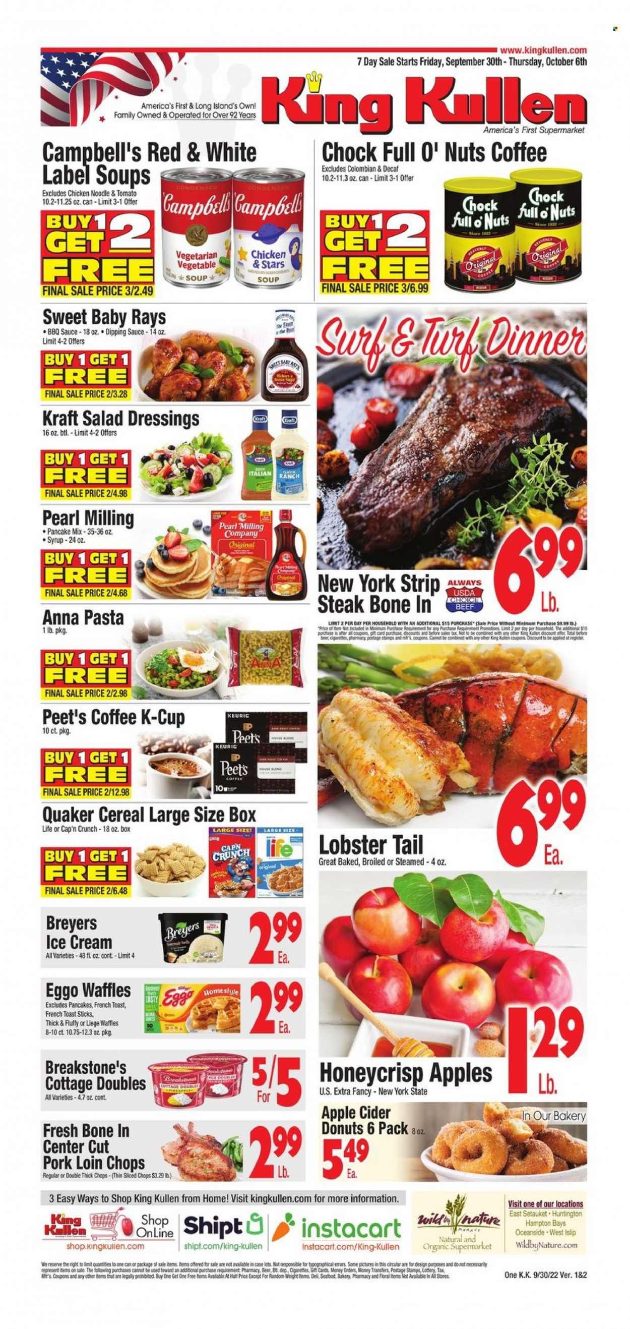 King Kullen (NY) Weekly Ad Flyer Specials September 30 to October 6, 2022