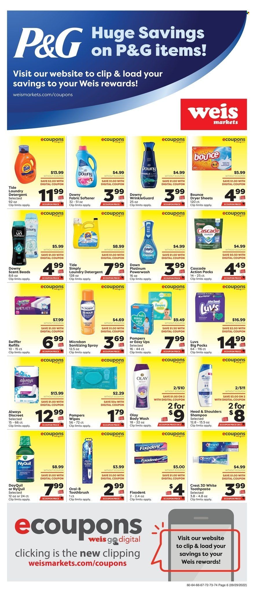 Weis (MD, NY, PA) Weekly Ad Flyer Specials September 29 to October 5, 2022